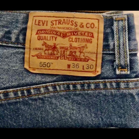 LEVIS JEANS 550 36/30 - Picture 2 of 5